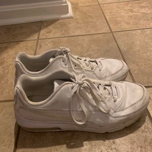 White Nike Air Maxes